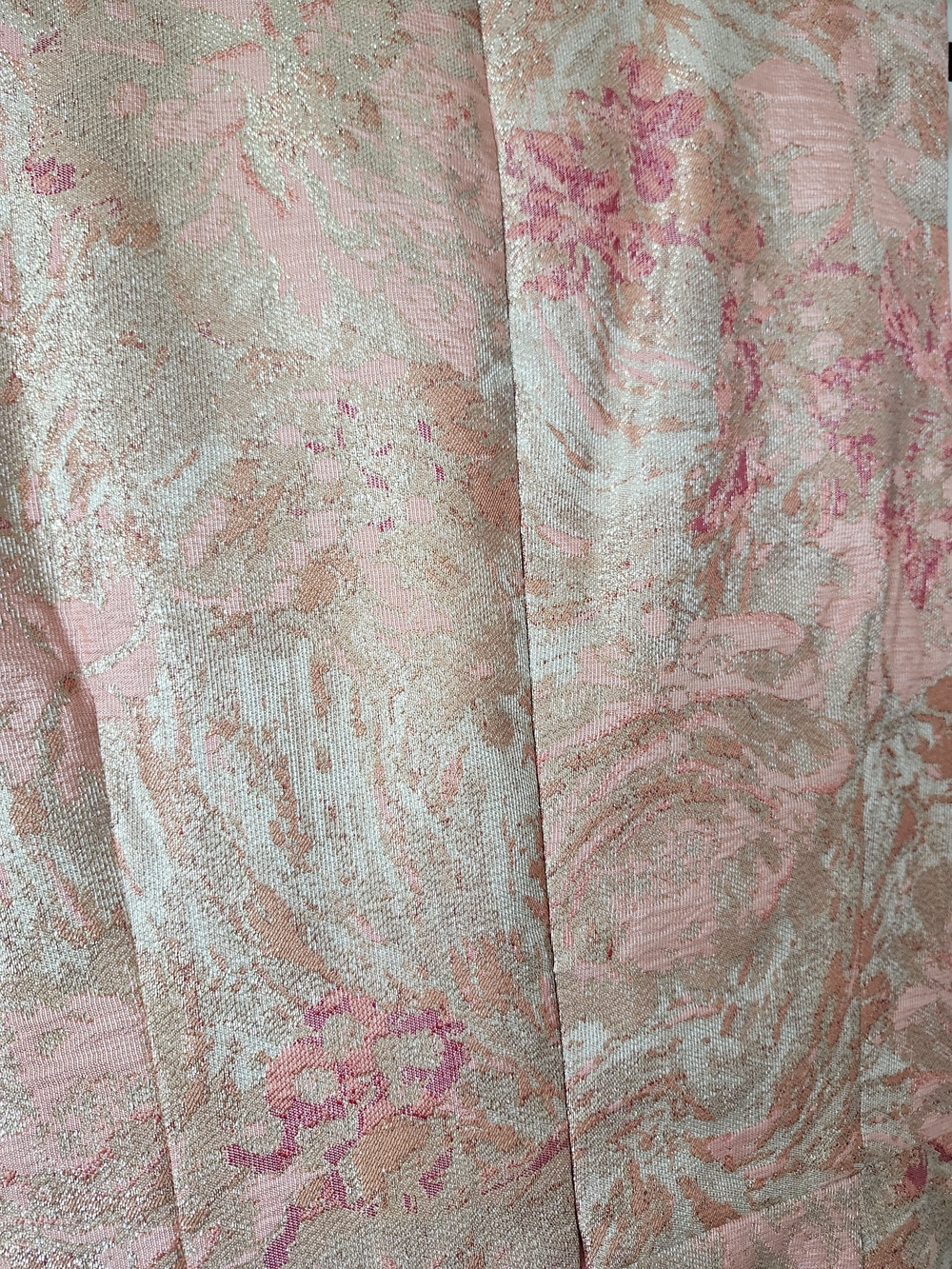 Vince Camuto Pink Metallic Brocade Crisscross Mini Dress - Picture 15 of 16